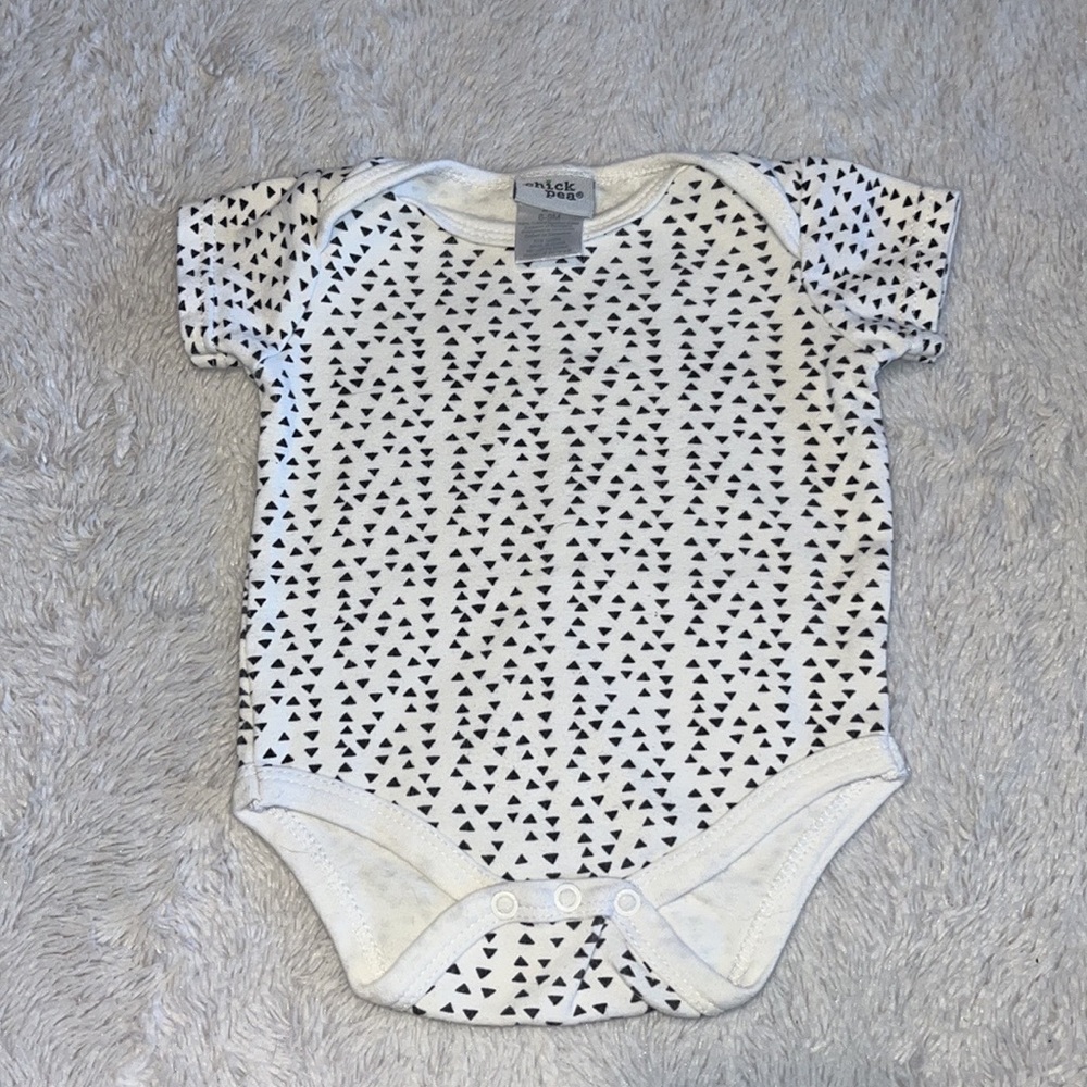 (3 for $10) chick pea gender Neutral bodysuit